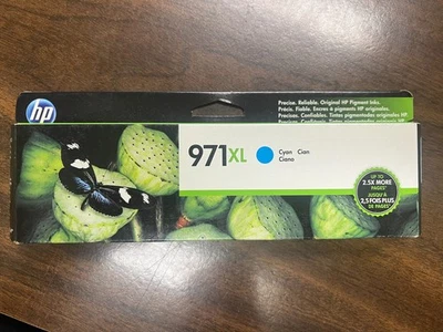TINTA CIAN ORIGINAL HP CN626AM 971XL CAJA SELLADA DE FÁBRICA Foto 1 de 3
