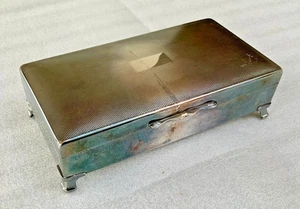 EPNS Plated Jewellery Box - Good Quality by ARISTOCRAT - Marked H.E.P.N.S.B - Bild 1 von 7