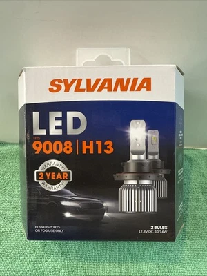 NEW Sylvania LED 9008/H13 Headlight 6000K 2 Bulbs (H13LEDSP.BX2) Foto 1 de 4