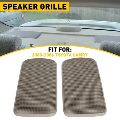 Cubiertas de altavoz de rejilla trasera bronceada para Toyota Camry 2002 2003 2004 2005 2006 Foto 1 de 4