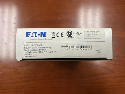 Eaton E57g-18Upc8-C2 Proxswitch,18Mm,Unshielded,Pnp,Nc,2M - Image 1 of 2