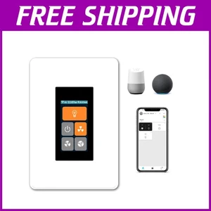 LCD Touch Smart Fan Controller & Light Switch - WiFi Enabled - Picture 1 of 10