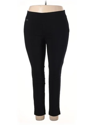 Pantalones activos negros Alfani para mujer 18 Plus Foto 1 de 2