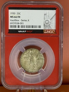 1930 Standing Liberty Silver Quarter  NGC MS66FH Full Head-Beautiful! - Picture 1 of 2