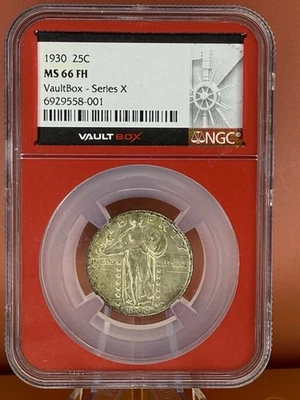 1930 Standing Liberty Silver Quarter  NGC MS66FH Full Head-Beautiful! - Image 1 of 2