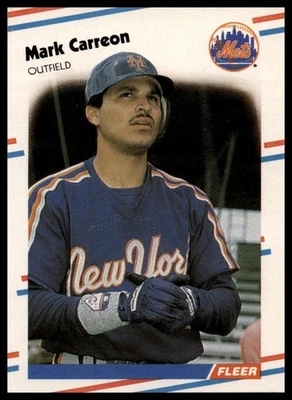 1988 Fleer #129 Mark Carreon - Image 1 of 2