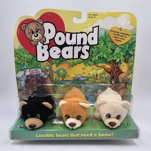RARE GALOOB POUND BEARS 1997 NEW IN PACKAGE - Picture 1 of 4