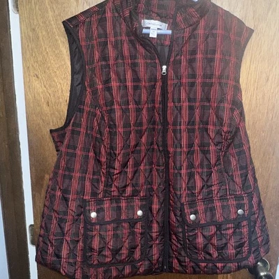 Chaleco Croft & Barrow Mujer Multicolor Cremallera Completa Sin Mangas Talla 3X Foto 1 de 3