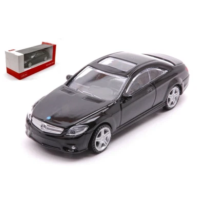 MERCEDES CL63 AMG BLACK 1:43 Rastar Auto Stradali Modellino Nuovo - Immagine 1 di 3