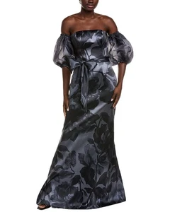 Rene Ruiz Bedrucktes Mikado Kleid Damen - Bild 1 von 9