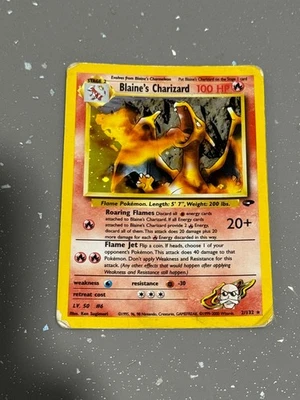 Blaines Charizard 2/132 Holo Pokemon TCG Gym Challenge Set - Image 1 of 2