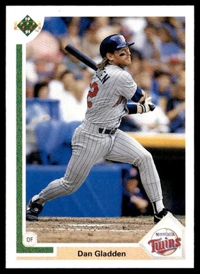 1991 Upper Deck Dan Gladden Minnesota Twins #659 - Image 1 of 2