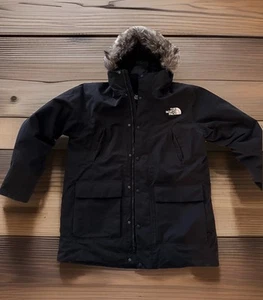 The North Face Men's Arctic Parka Premium Jacket Black Large 600 Fill $500 - Picture 1 of 13
