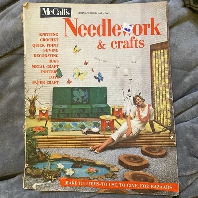 Vintage Mccalls Needlework & Crafts Magazine Spring Summer 1961 Doll Clothes - Image 1 of 4
