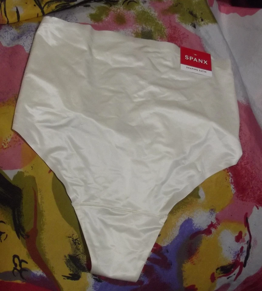 SPANX Shaping Satin Thong Panty 40063R Size 1X "Dijon"