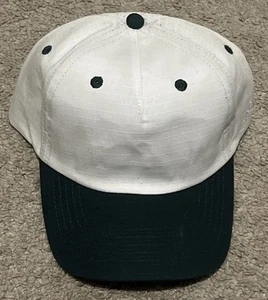 Olō Blanco y Verde Snapback Sombrero Minimalista Ripstop Ajustable Streetwear Gorra  - Imagen 1 de 5