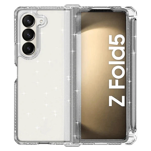 ITSKINS Supreme_r Clear Hinge Case With Pen Holder For Samsung Galaxy Z Fold 5