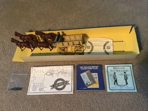 Gran Bretaña 8873 American Civil War Union Army 4 caballos vagón de suministro y 2 tripulantes - Imagen 1 de 11