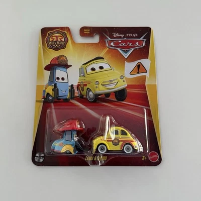 Disney Pixar Cars Race And Rescue Luigi And Guido Cars Character Diecast Mattel - image 1 of 4