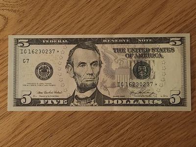 2006 $ "STAR NOTE" GEM/UNC CHICAGO IG16230237* 1 OF 3 CONS RUN # 6 640K - Image 1 of 4