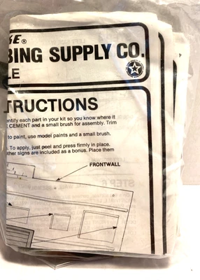 HO Life-Like 1357 Clipper Mill Plomería Suministro Kit de Construcción Bolsa Sellada Sin Caja Foto 1 de 4