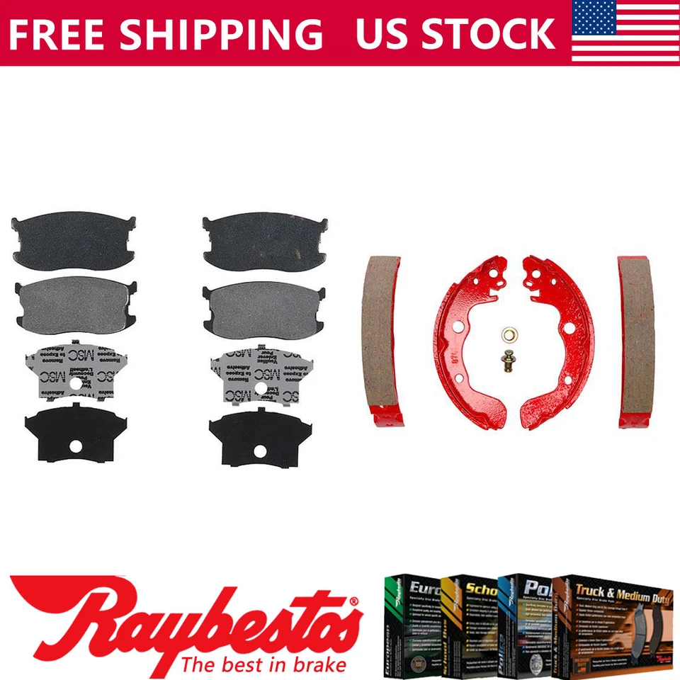 Pastillas de freno delanteras metálicas y zapatas traseras Element3 para Isuzu I-Mark 1985-1989 Foto 1 de 4