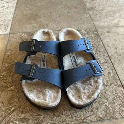 Birkenstock Arizona Shearling Blue Talla 36 Foto 1 de 4