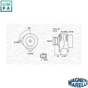 ALTERNATOR 063731911010 FOR AUDI A4/S4/Convertible BKN/ASB 3.0L BSG/BPP 2.7L A4 - Picture 1 of 9