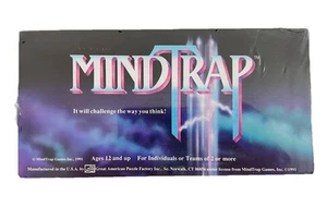 Vintage MINDTRAP (1991) Sealed, Board Trivia Strategy Card Game 12+ - Picture 1 of 4