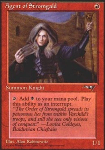 Agent of Stromgald (Staff) - Alliances # MTG Magic The Gathering - Image 1 of 1