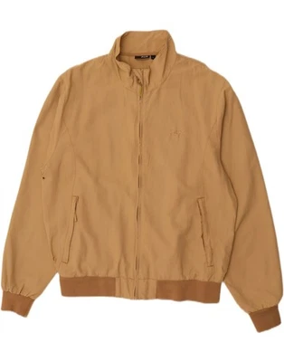 FILA Mens Bomber Jacket UK 42 XL Brown Nylon DU57 - Image 1 of 4