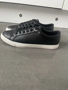 M&S Sneaker schwarz Kunstleder UK 7 Insolia Flex Comfort Schnürschuhe neu - Bild 1 von 13