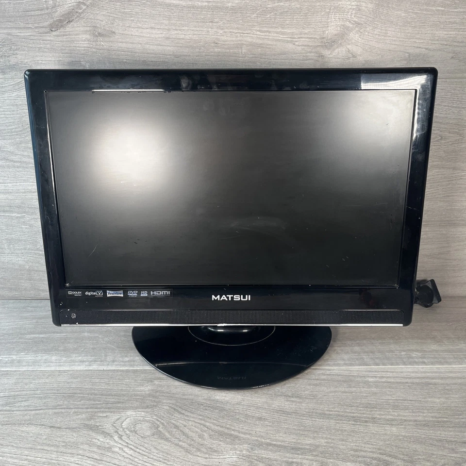Matsui TV & DVD Combo 22” HD M22DVDB19 Freeview No Remote Tested Working - Image 1 of 4