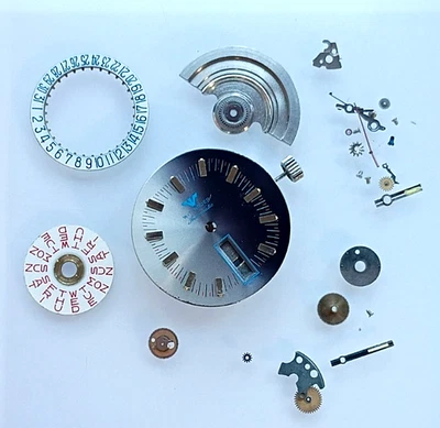 Lote de peças de relógio Wittnauer D11AB ETA 2790 relógio masculino automático movimento "bom equilíbrio" - Imagem 1 de 2