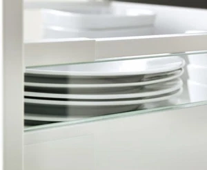 IKEA Maximera Drawer Insert Glass 37 cm Kitchen Accessory - Picture 1 of 9