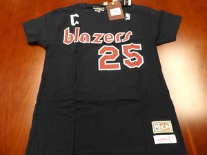MITCHELL & NESS NBA PORTLAND TRAIL BLAZERS JEROME KERSEY JERSEY T-SHIRT SIZE S - Picture 1 of 5
