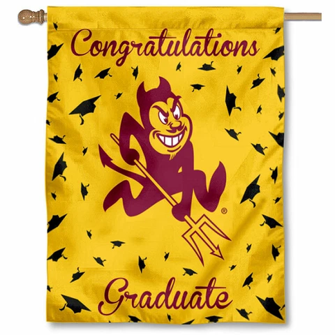 Arizona State University Graduation Gift Decorative Flag Cover