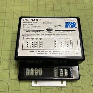 Sound Off Pulsar Warp 4 head 75 wat Strobe Power supply ETP475-P cycle-flash C28 - Picture 1 of 4