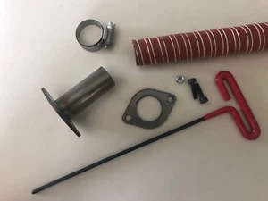 Extensión de escape de silicona de 1" generador GenExcape para Honda EU3000is (4 pies) - Imagen 1 de 7