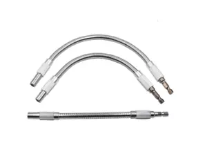 2PCS Multi Angle Work Flexible Extension Drill Bits Holder Shaft Connecting Link - Picture 1 of 3