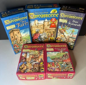 Carcassonne Bundle Set Grundspiel + 2. 4. 7. 8. Erweiterung TOP✅ XXL Konvolut - Bild 1 von 22