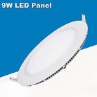 2X 9W Panel LED Wpuszczany reflektor Lampa sufitowa Wpuszczana lampa Płaska smukła punktowa Okrągła 