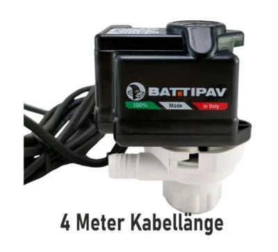 Battipav P3 Wasserpumpe 4 Meter Kabel | Für Steinsäge - Fliesensäge | 1600 L/h