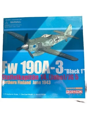 Warbirds Serie Dragon Wings Fw 190A-3 “Negro 1” Norte de Finlandia, junio de 1943  Foto 1 de 4