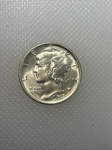 1937 S Mercury Dime TH - Picture 1 of 2
