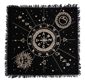 12 Servilletas de Algodón Altar Tarot Mantel Constelación Brujería Arte Navidad - Imagen 1 de 4