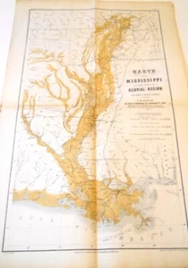 1867 MISSISSIPPI RIVER HYDROLOGY HUMPHREYS & ABBOT 1ST GEMAN EDITION - Picture 1 of 6