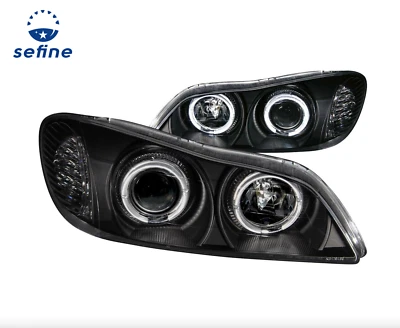 Proyector Anzo con bombillas halógenas faros negros para 00-01 I-30 / 02-04 I-35 Foto 1 de 4