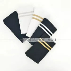 TESSUTO ELASTICO 14 CM*91CM ORLO COSTINE FINITURA POLSINO A MAGLIA A RIGHE PER ABBIGLIAMENTO CAPPOTTO FAI DA TE - Foto 1 di 11