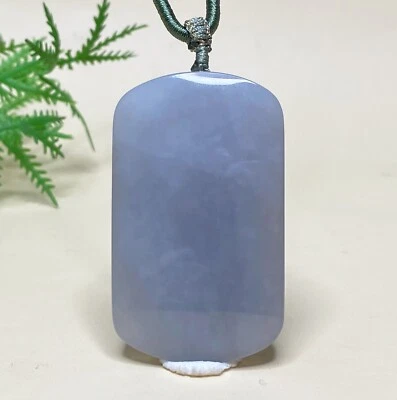 Jade hetiano 100 % natural certificado ~ colgantes collares 和田玉烟紫平安无事牌 Foto 1 de 4